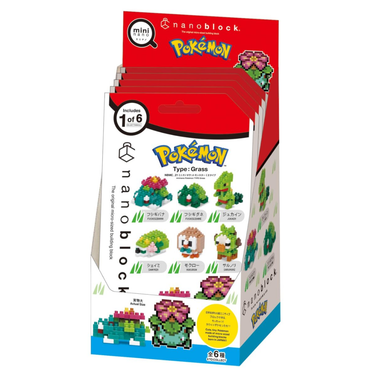 Pokemon Center Kawada Nanoblock Mini Pokemon Grass Type