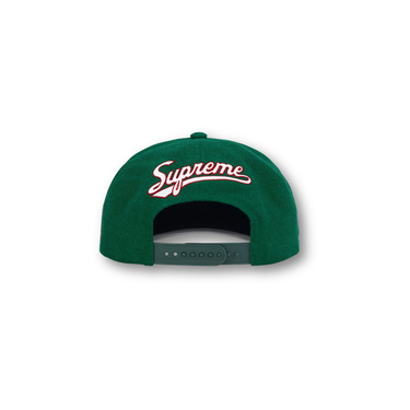Supreme World Famous S Logo 6-Panel Dark Green