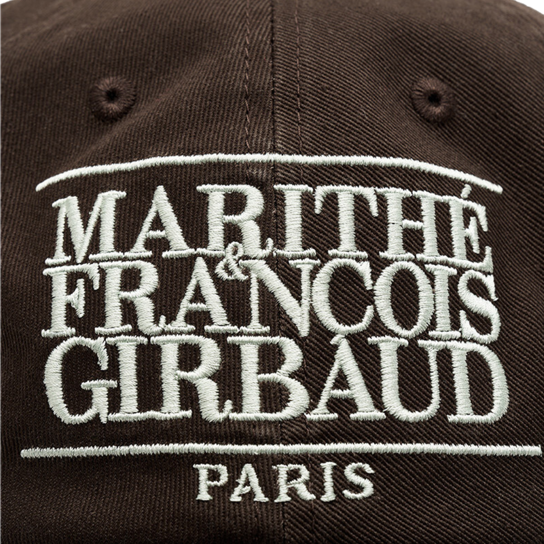 Marithé François Girbaud Classic Logo Cap Dark Brown