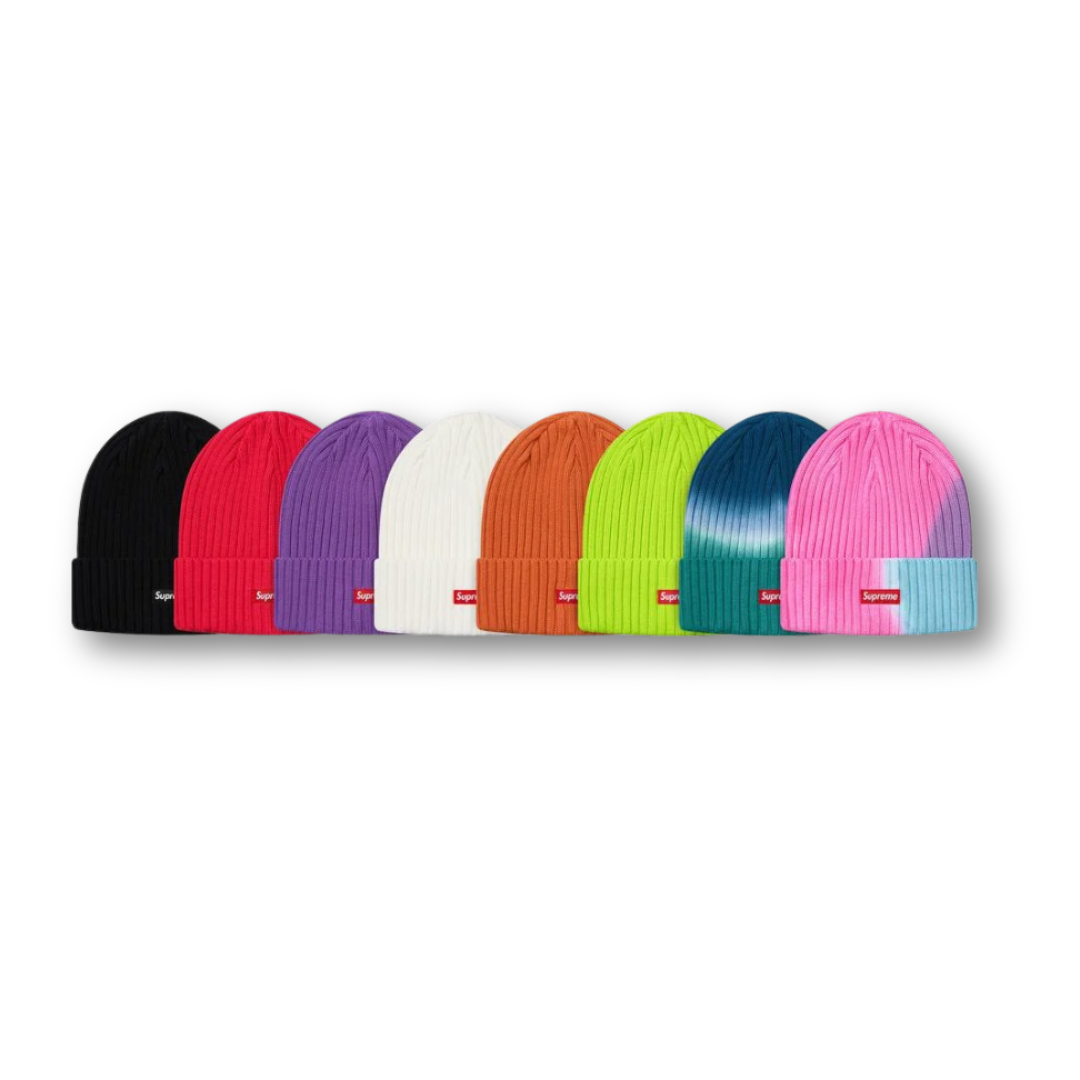 Supreme Overdyed Beanie Teal Tie Dye