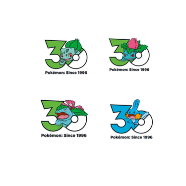 Pokemon Sticker 30th Anniversary Series