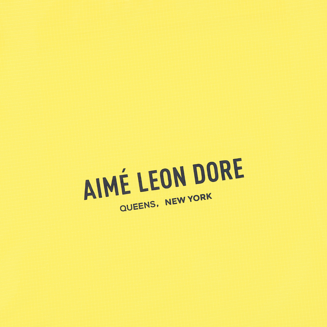 Aimé Leon Dore Packable Nylon Tote Yellow Pear
