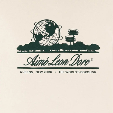 Aimé Leon Dore Long-Sleeve Unisphere Tee in Pristine