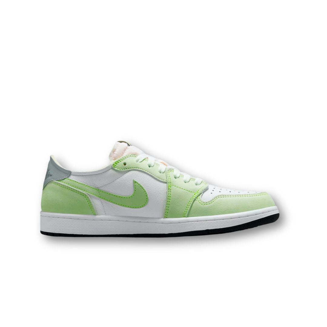 Jordan 1 Retro Low White Ghost Green Black