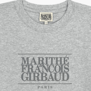 Marithé François Girbaud Classic Logo Tee Heather Gray