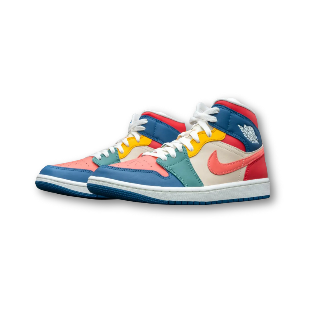 Jordan 1 Mid SE Multi Color (2022) (Women's)