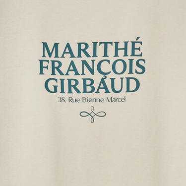 Marithé François Girbaud Mouvement W Aerocool Crop Tee Cream