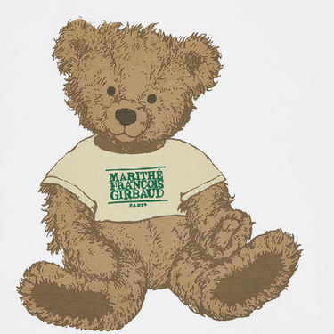 Marithé François Girbaud Doodle Bear Tee White