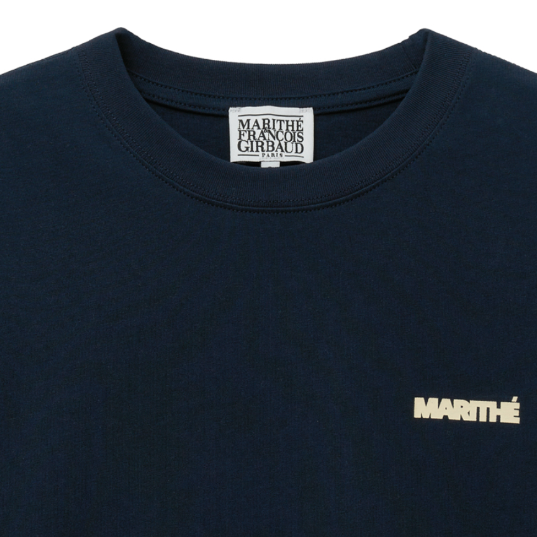 Marithé François Girbaud Union Logo Tee Navy