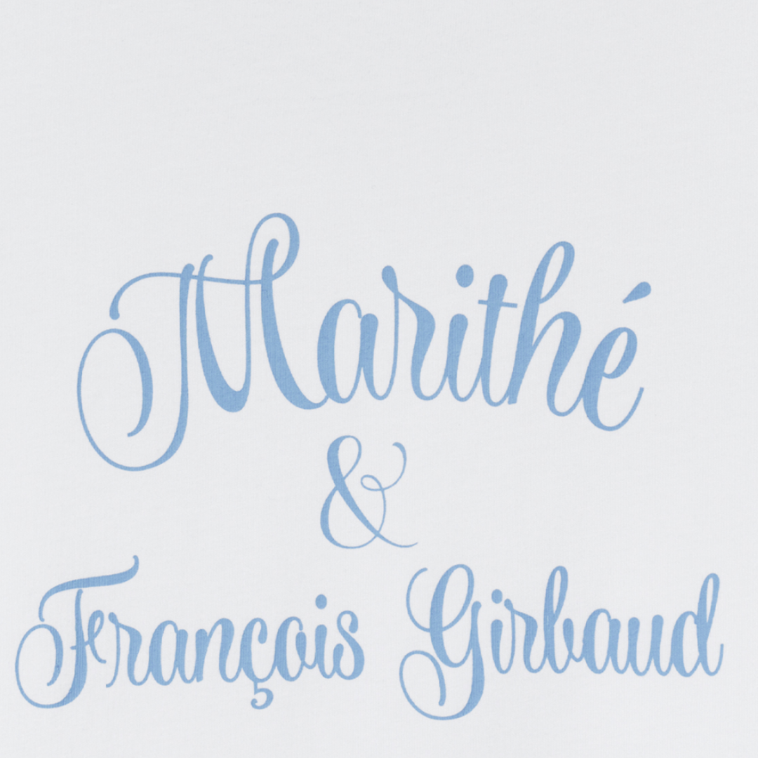 Marithé François Girbaud W Cursive Logo Tee White