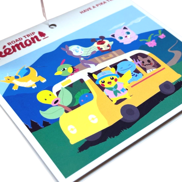 Pokémon Road Trip Pikachu Plush Keychain