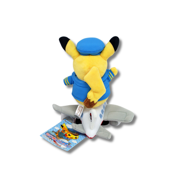 Pokemon Center Original Plush Doll Airplane Pikachu