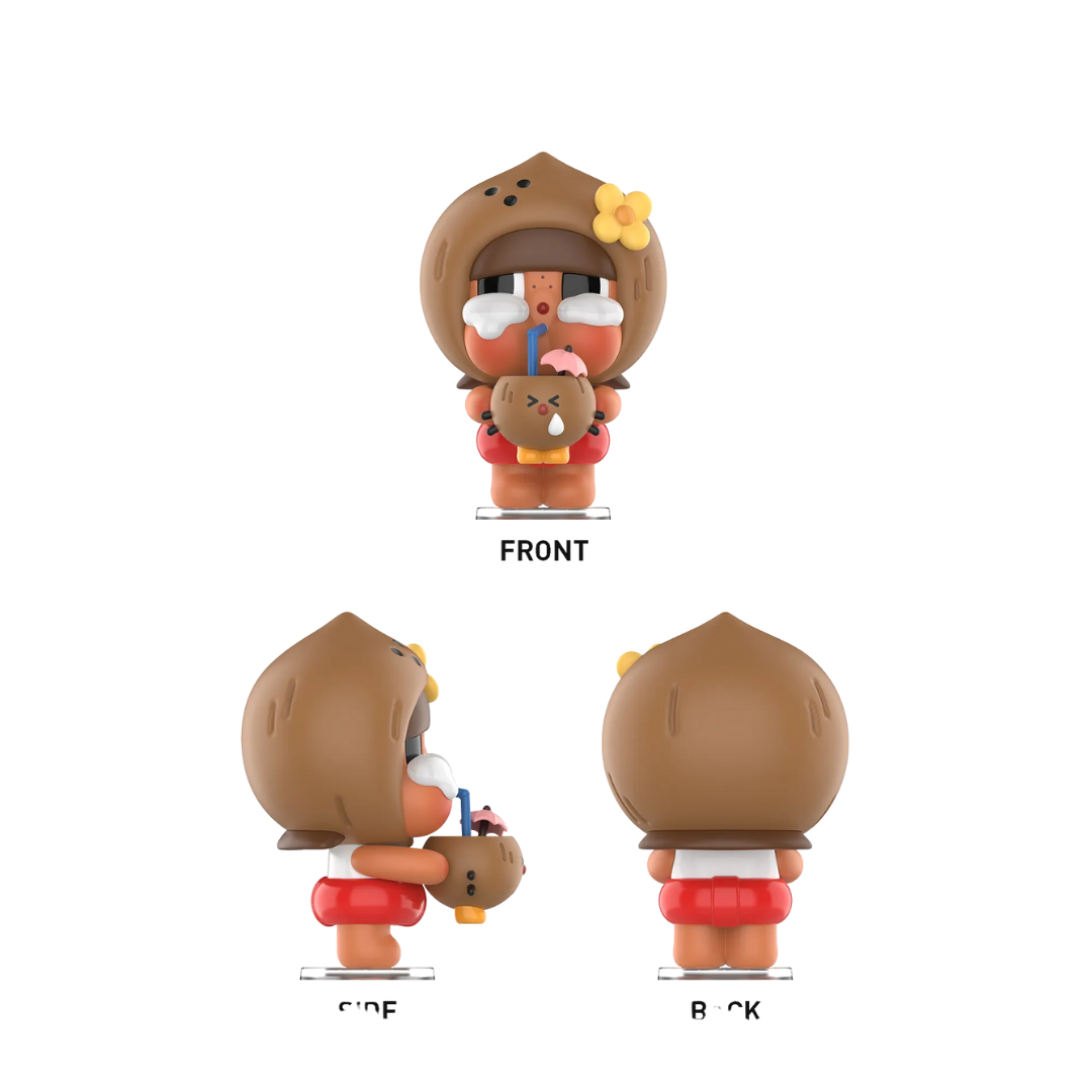 Pop Mart CRYBABY Coconut Figure Brown