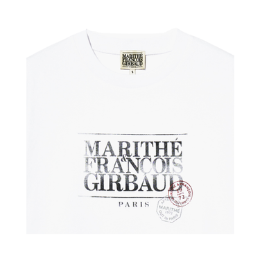 Marithé François Girbaud Classic Logo Stamp Tee White