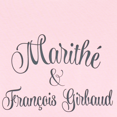 Marithé François Girbaud W Cursive Logo Tee Baby Pink