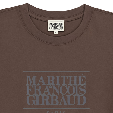 Marithé François Girbaud Classic Logo Tee Brown