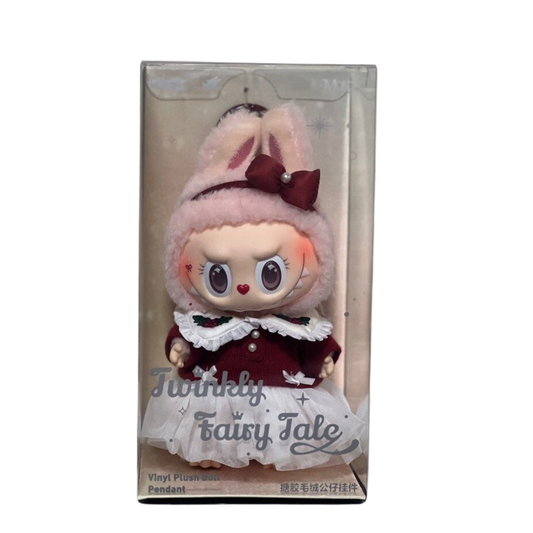 POP MART LABUBU THE MONSTERS - Mokoko Twinkly Fairy Tale Vinyl Plush Doll Pendant Keychain (Christmas Version)