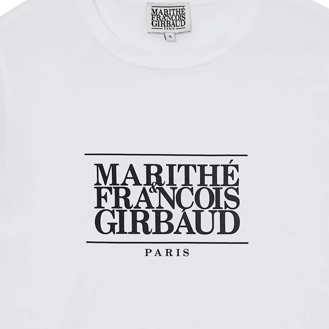 Marithé François Girbaud W Classic Logo Tee White