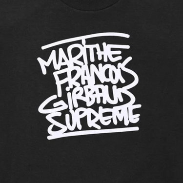 Supreme Marithé + François Girbaud Tee Black (SS25)