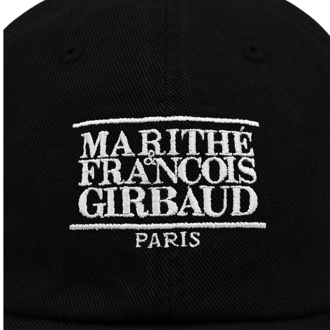 Marithé François Girbaud Small Classic Logo Cap Black