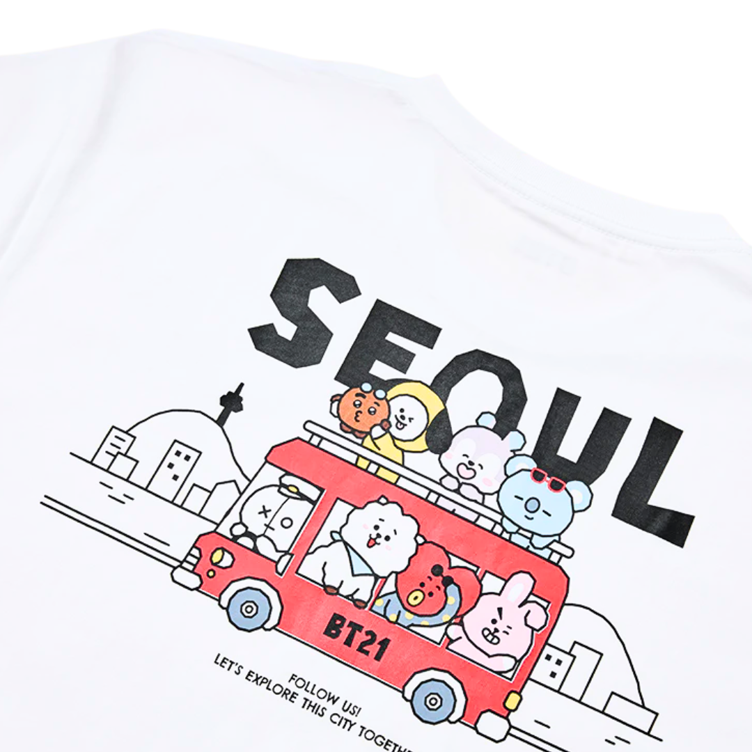 BT21 Seoul Edition T-Shirt White