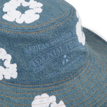 Denim Tears Denim Cotton Wreath Bucket Hat Light Wash