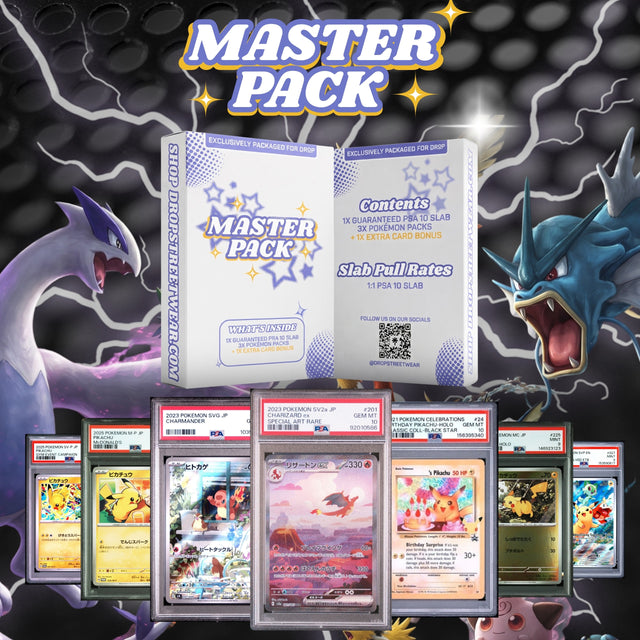 DROP Master Pack – Pokémon TCG PSA Slab Surprise Bundle