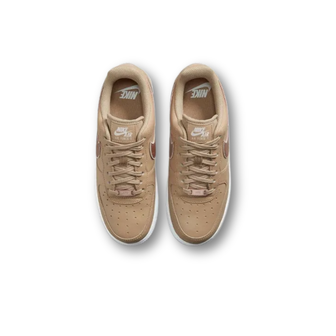 Nike Air Force 1 '07 Tan Metallic Rose Gold (Women's)