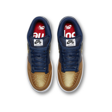 Nike SB Dunk Low Supreme Jewel Swoosh Gold