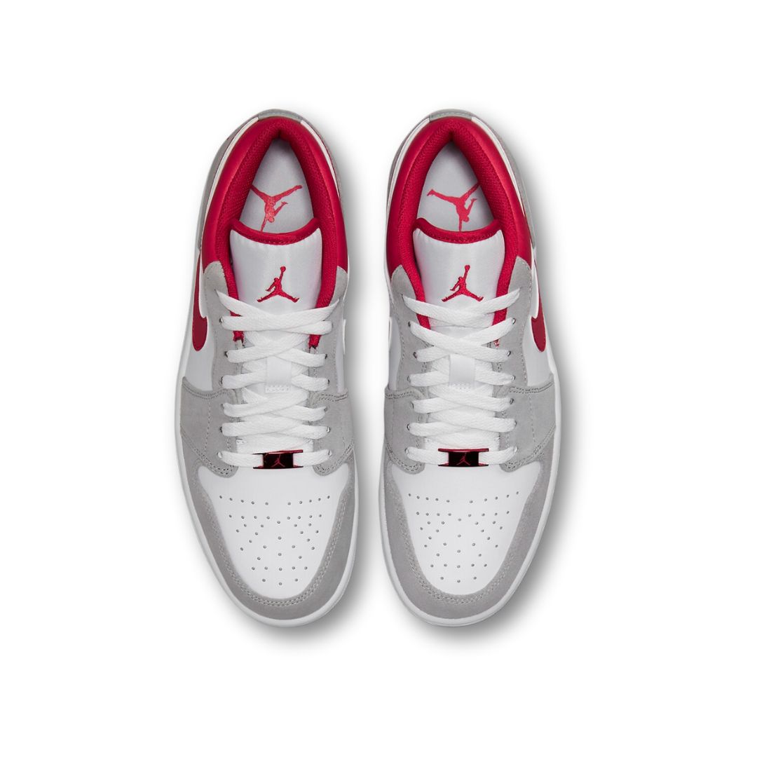 Air Jordan 1 Low SE Light Smoke Grey Gym Red