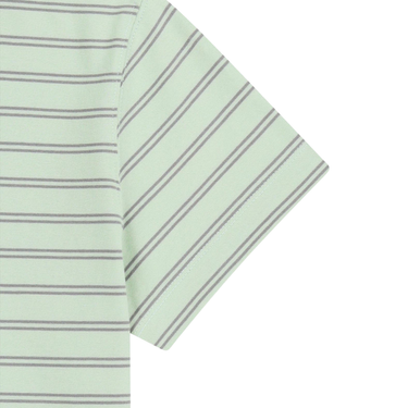 Marithé François Girbaud W Classic Logo Crop Tee Light Mint