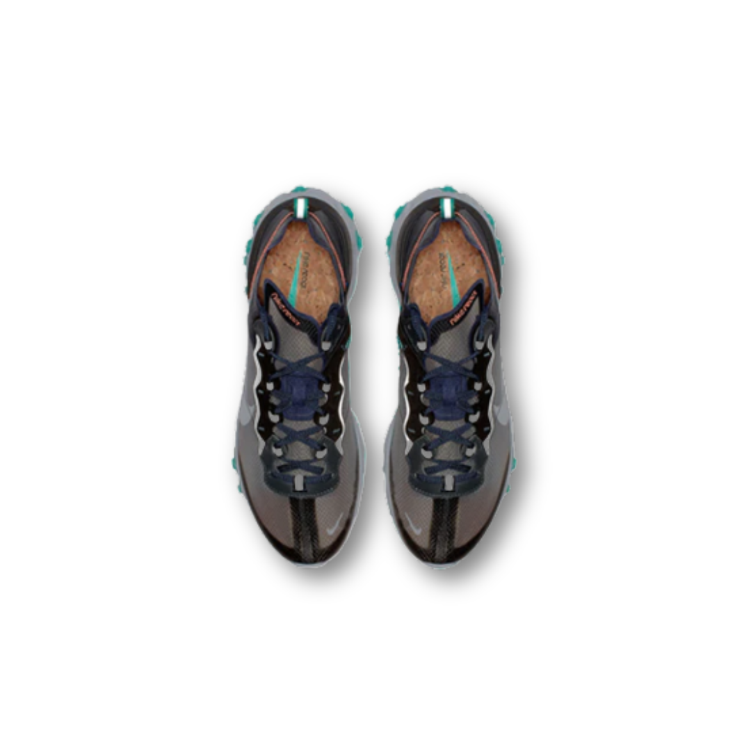 Nike React Element 87 Black Neptune Green