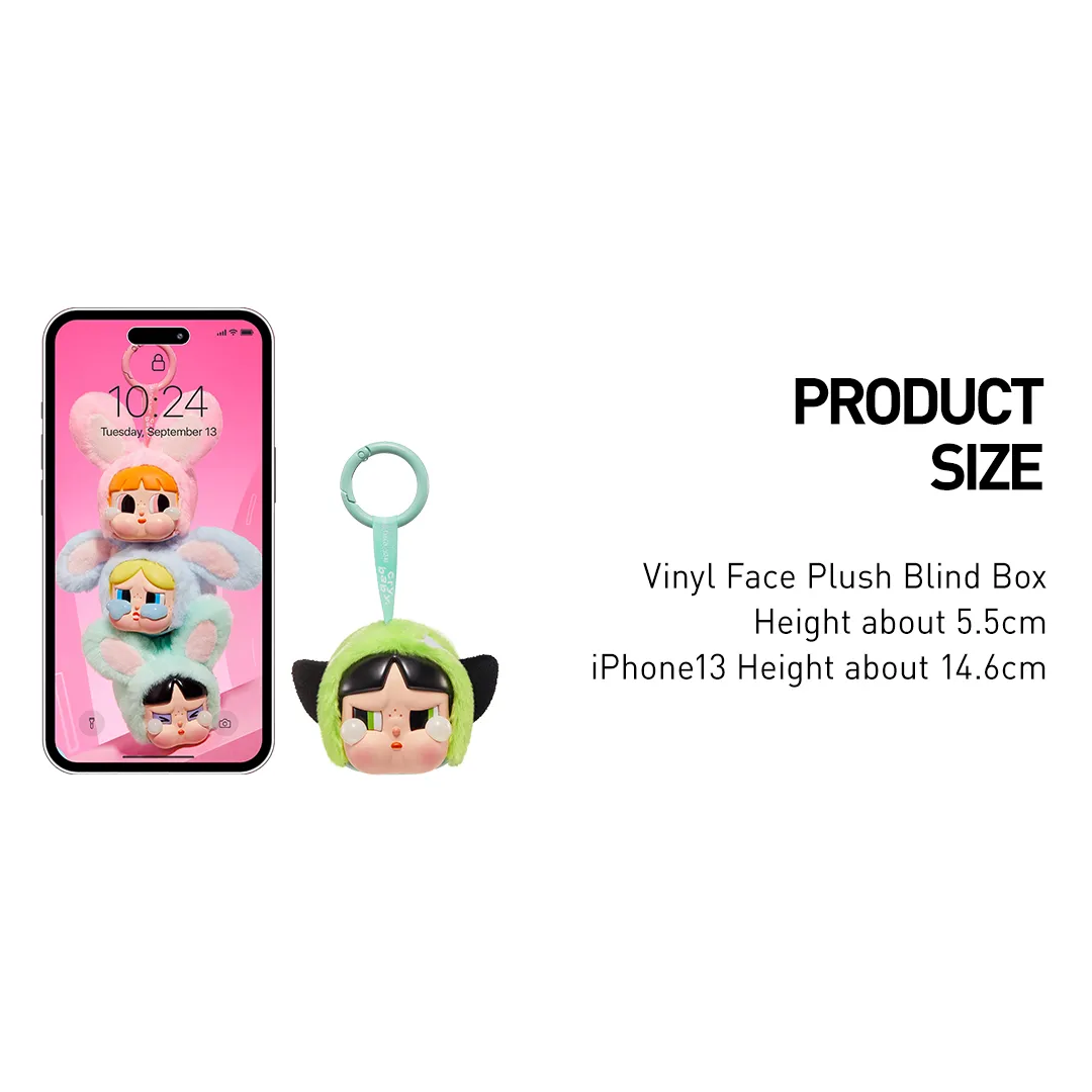 POP MART CRYBABY x Powerpuff Girls Series-Vinyl Face Plush Blind Box *Individual