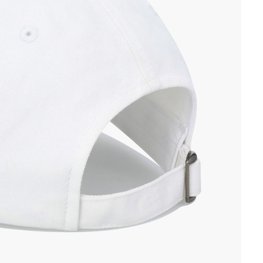 Marithé François Girbaud Lettering Logo Ball Cap White