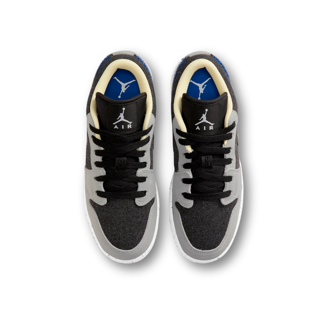 Jordan 1 Low SE Crater Grey Black (GS)