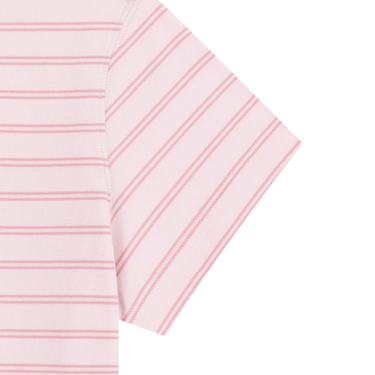 Marithé François Girbaud W Classic Logo Crop Tee Pink
