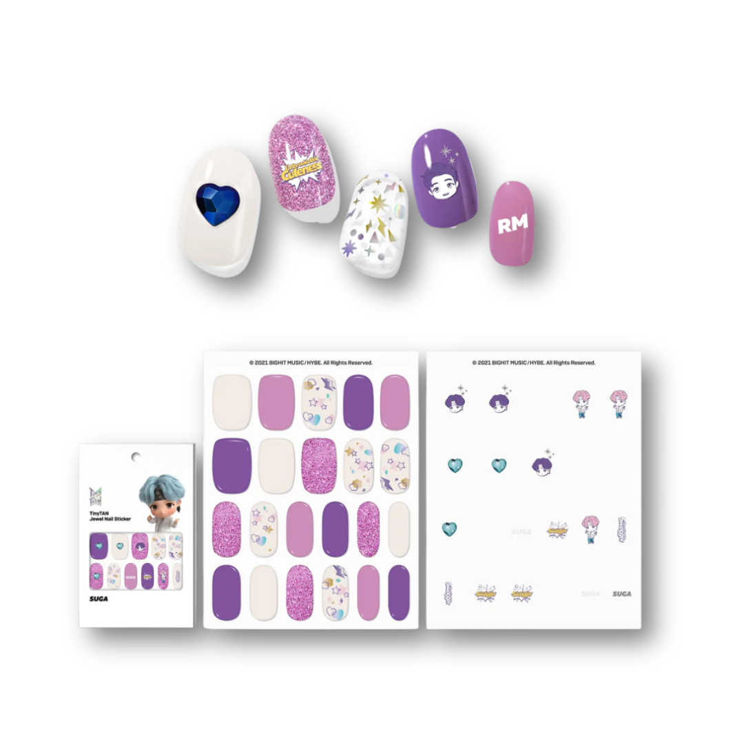 BTS TinyTAN Jewel Nail Sticker