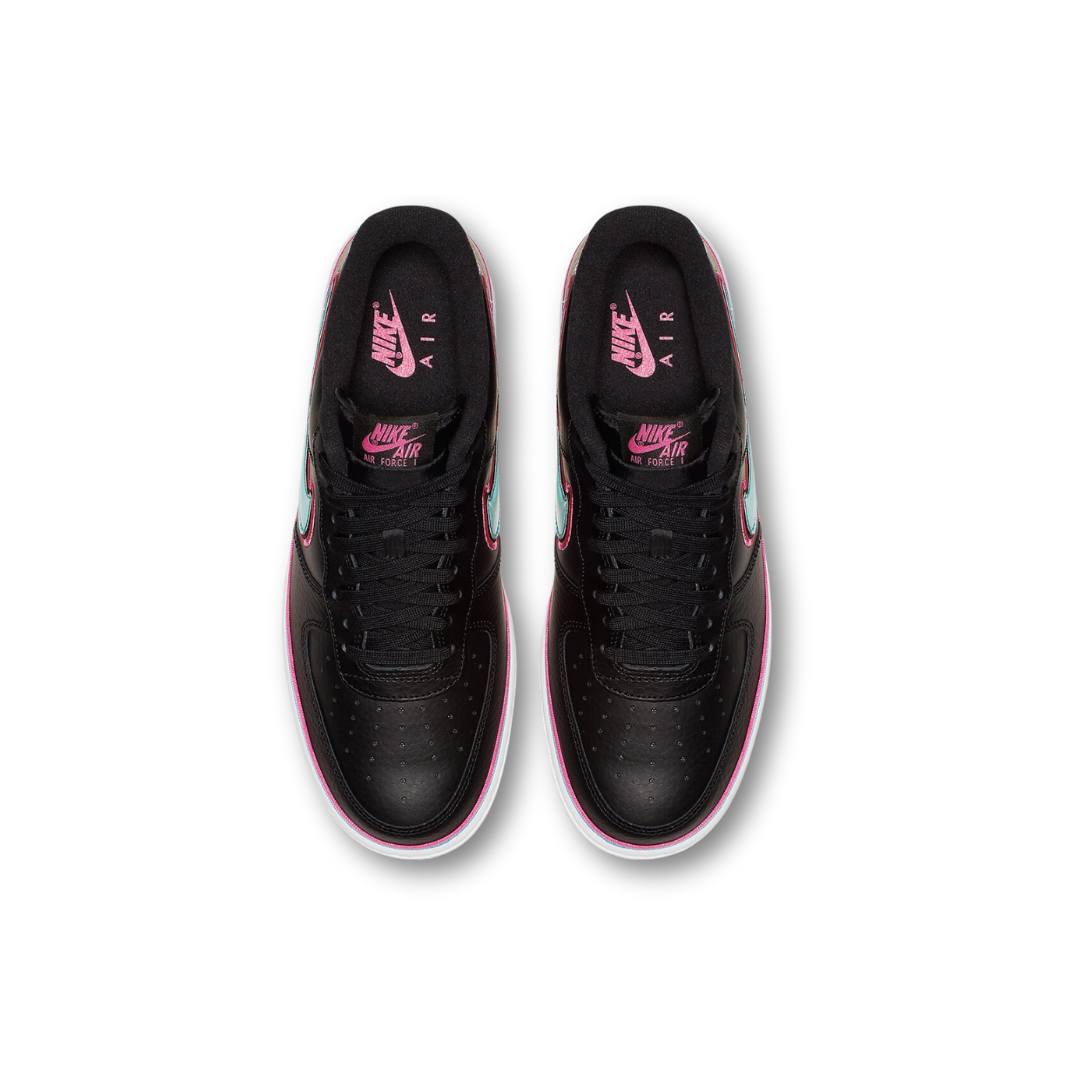 Nike Air Force 1 Low Sport (NBA Black Blue Gale Laser Fuchsia)