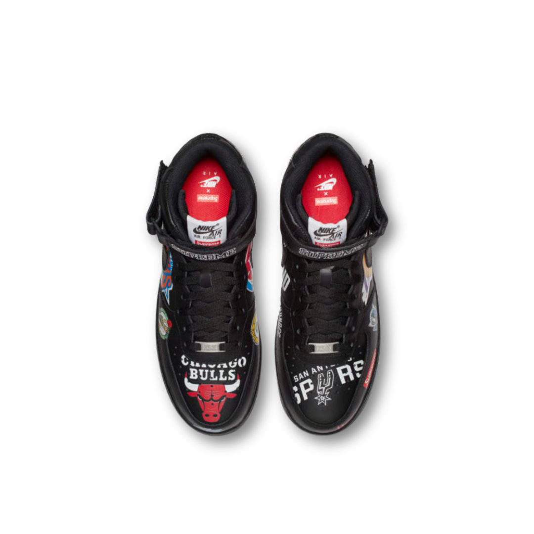 Supreme x NBA x Air Force 1 Mid 07 'Black'