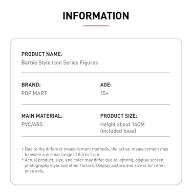 Pop Mart Barbie Style Icon Series Figures *Wholebox