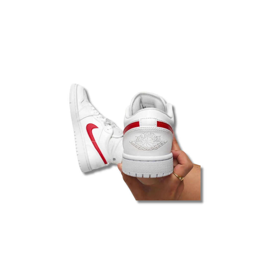 Nike Air Jordan 1 Low White University Red (W)