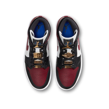 Air Jordan 1 Mid SE Black Dark Beetroot (W)