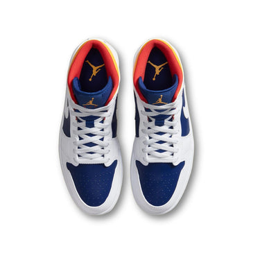 Jordan 1 Mid Royal Blue Laser Orange