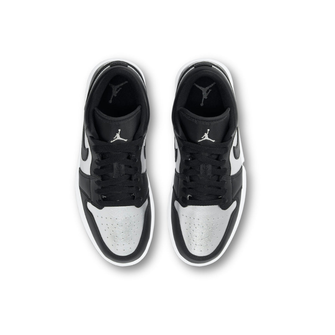 Air Jordan 1 Low SE Black Metallic Silver (W)