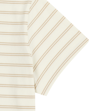 Marithé François Girbaud W Classic Logo Crop Tee Ivory
