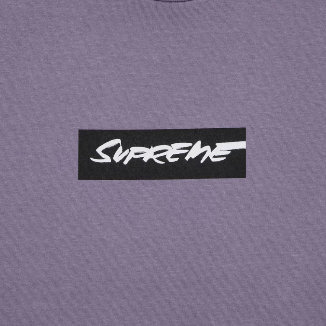 Supreme Futura Box Logo Tee Dusty Purple