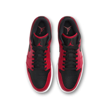 Jordan 1 Low Gym Red Black Pebbled (GS)