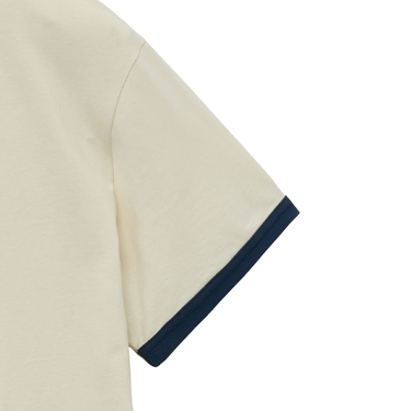 Marithé François Girbaud Vintage Baseball Ringer Tee Ivory