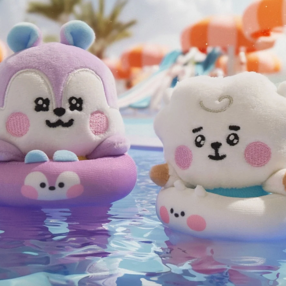 BTS BT21 Baby Plush Keyring Splash Edition