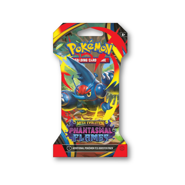 2025 Pokémon Mega Evolution Phantasmal Flames Sleeved Booster